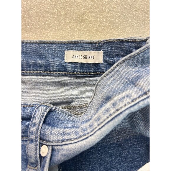 WILLIAM RAST Floral Embroidered Ankle Skinny Jeans Size 28 - Picture 6 of 7